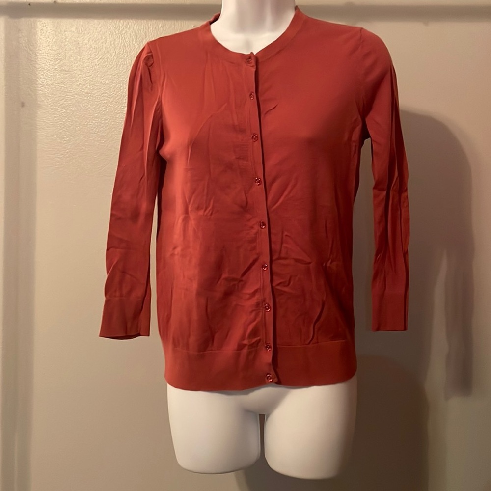 Ann Taylor LOFT Salmon Cardigan Size Small
